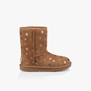 Ugg Classic II Short Stars Kids Classic Boots Brown (7850RTHVK)